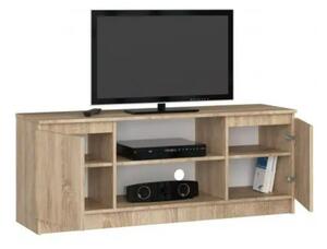TV állvány 140 cm - Akord Furniture - sonoma tölgy