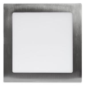 Ecolite Ezüst süllyeszthető LED-panel, szögletes, 300 x 300mm, 25W A fény színe: Melegfehér
