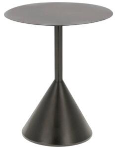 Fekete fém oldalasztal Kave Home Yinan 48 cm