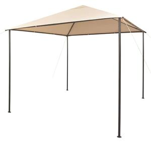 VidaXL Kerti Pavilon - Acél, 3x3m, Bézs