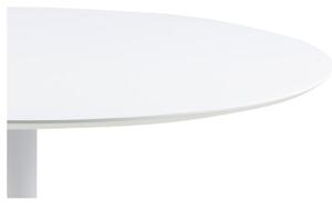 Ibiza fehér kerek étkezőasztal, ⌀ 110 cm - Actona