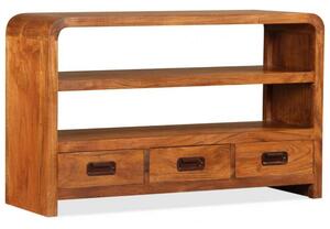 VidaXL tömör akácfa TV-szekrény 90 x 30 x 55 cm