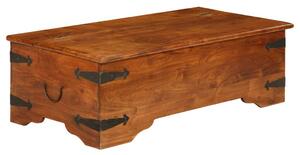 VidaXL Akácfa Dohányzóasztal Tárolóval - 110x55x35 cm