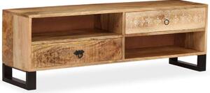 VidaXL tömör mangófa TV-szekrény 120 x 30 x 40 cm