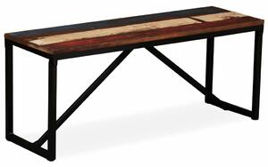 Újrahasznosított Fa Pad - Ipari Stílus - 110x35x45 cm