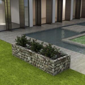VidaXL Gabion Magaságyás - Acél - 270x90x50 cm