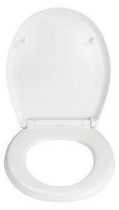 Gubbio fehér WC-ülőke, 44,5 x 37 cm - Wenko