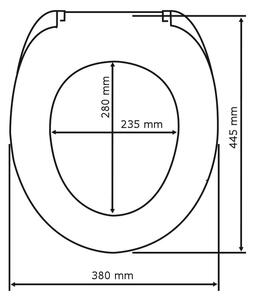 Soda WC-ülőke, 45 x 37,5 cm - Wenko
