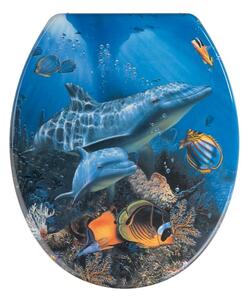 Sea Life WC-ülőke, 45 x 37,5 cm - Wenko
