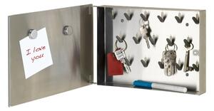 Home mágneses fali kulcstartó szekrény, 20 x 30 cm - Wenko