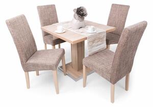 Cocktail asztal Berta székekkel | 4 személyes étkezőgarnitúra