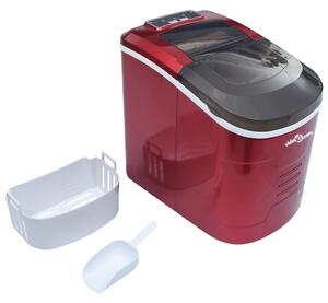 VidaXL piros 2,4 literes jégkockakészítő gép 15 kg/24 óra