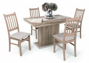 Flóra asztal Delta székekkel | 4 személyes étkezőgarnitúra