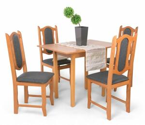 Fiona asztal Lina székekkel | 4 személyes étkezőgarnitúra