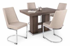 Corfu asztal Ester székekkel | 4 személyes étkezőgarnitúra