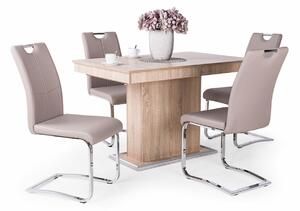 Flóra asztal Mona székekkel | 4 személyes étkezőgarnitúra