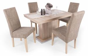 Flóra asztal Berta székekkel | 4 személyes étkezőgarnitúra