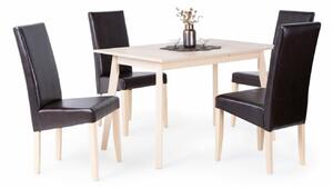 Anita asztal Berta székekkel | 4 személyes étkezőgarnitúra
