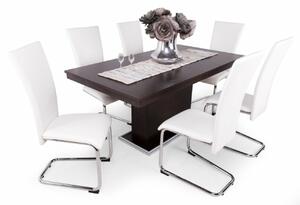 Flóra asztal Paulo székekkel | 6 személyes étkezőgarnitúra