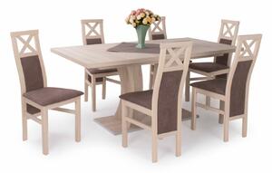 Bella asztal Herman székekkel | 6 személyes étkezőgarnitúra