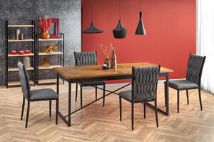Alvaro étkezőasztal K435 székekkel | 4 személyes étkezőgarnitúra