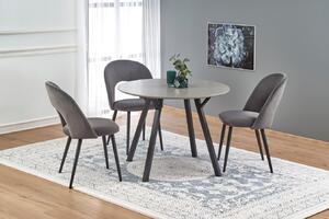 Balrog kerek étkezőasztal K384 székekkel | 4 személyes étkezőgarnitúra