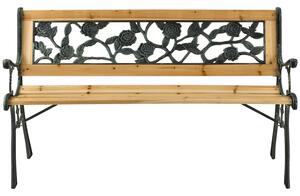 2-személyes Venezia kerti pad lakkozott fából fém elemekkel
