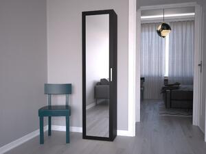 Baltrum Duo tükrös szekrény, 50x180x35 cm, fekete