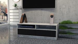 Arosa RTV KARO120 MIX TV állvány, beton- fényes fekete