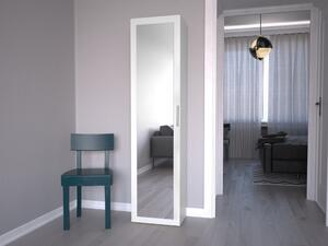 Drohmo Duo tükrös szekrény, 50x180x35 cm, fehér
