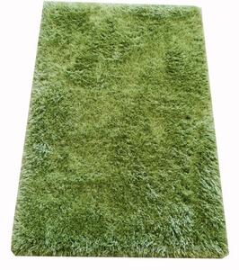 Günter zöld shaggy futószőnyeg 80x300 cm prémium