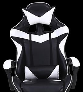 Racing Pro X Gamer szék, fehér-fekete