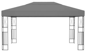 VidaXL antracitszürke szövet pavilon 3 x 4 m