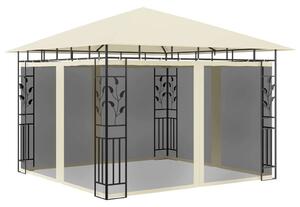 VidaXL Kertpavilon - Szúnyogháló - 3x3m