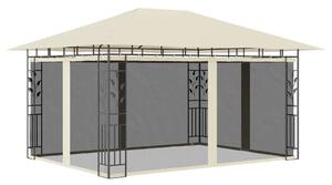 VidaXL Kertpavilon - Szúnyogháló - 4x3x2,73m