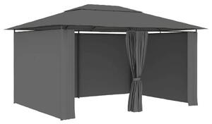 VidaXL Kerti Pavilon 4x3m, Antracitszürke