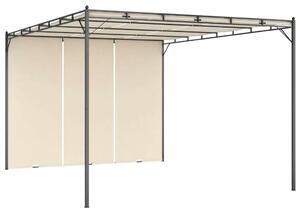 VidaXL Kerti Pavilon - 4x3m - Krémszínű
