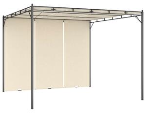 VidaXL Kerti Pavilon - 3x3m - Krémszín