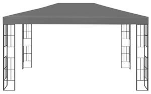 VidaXL Kerti Pavilon - Acélvázas - 3x4m - Antracitszürke