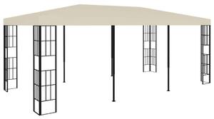VidaXL Kerti Pavilon 3x6m, Krémszínű