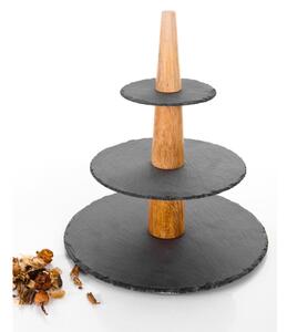 Etna háromszintes süteményes palatálca - Bambum