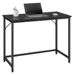 Számítógépes asztal, kis irodai íróasztal 100x50 cm, fekete