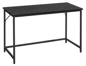 Íróasztal 120x60 cm, fekete