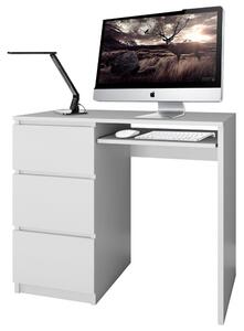 Drohmo Lima L számítógépasztal, matt fehér