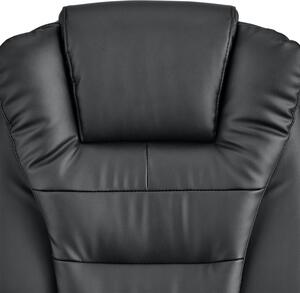 Irodai szék Orlando dupla béléssel - fekete