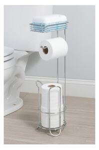 Acél WC-papír tartó állvány polccal - InterDesign