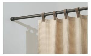 Rod bronzszínű állítható zuhanyfüggöny rúd, hosszúság 127 - 221 cm - InterDesign