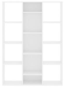 VidaXL Könyvespolc/Térelválasztó - Fehér - 100x24x140 cm
