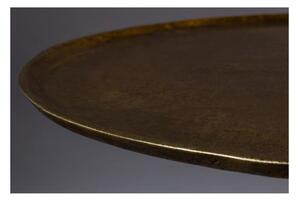 Brute aranyszínű fém tárolóasztal, ⌀ 63 cm - Dutchbone