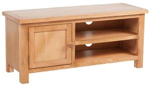 Tömör Tölgyfa TV Szekrény - 103x36x46 cm